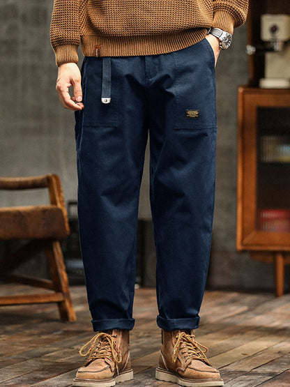 Pantalón Cargo con Cintura Ajustable para Hombre | Ideal para Uso Diario y Ocio