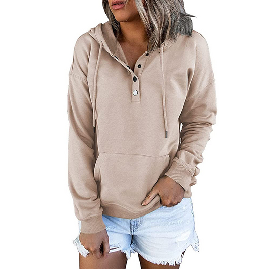 Sudadera de Cuello Redondo y Corte Relajado para Mujer | Ideal para Uso Diario o Momentos de Ocio