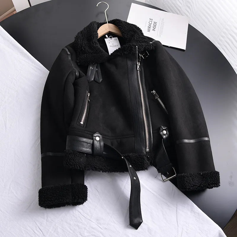 Chaqueta Corta De Invierno Con Cuello Alto Para Mujer | Ideal Para Invierno