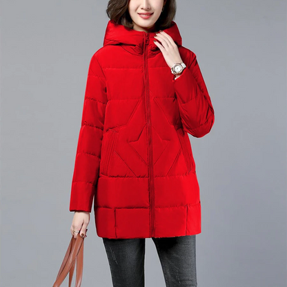 Chaqueta Acolchada con Motivo Canalé para Mujer | Ideal para las Temporadas Frescas