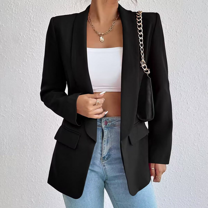 Chaqueta con Corte Entallado y Estructurado para Mujer | Ideal para Uso Profesional y Diario