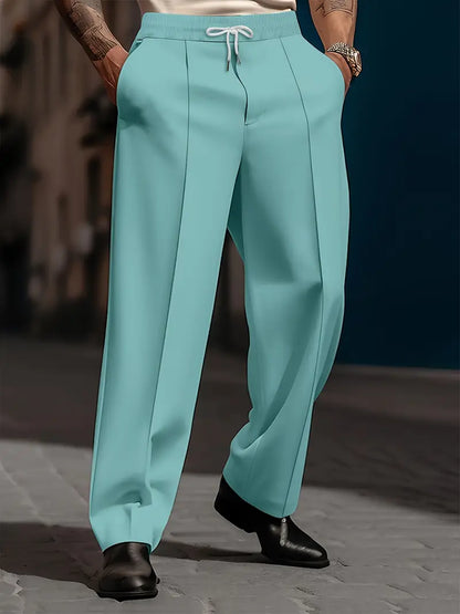 Pantalón con Cintura Elástica y Corte Amplio para Hombre | Ideal para Uso Diario y Ocio
