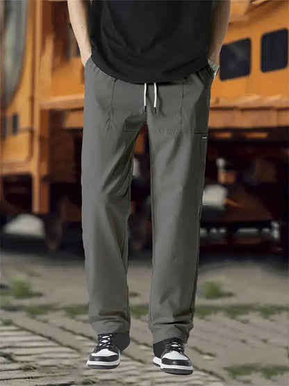 Pantalón Para Hombre Con Corte Holgado Y Cintura Ajustable | Ideal Para Uso Diario Y Actividades Informales