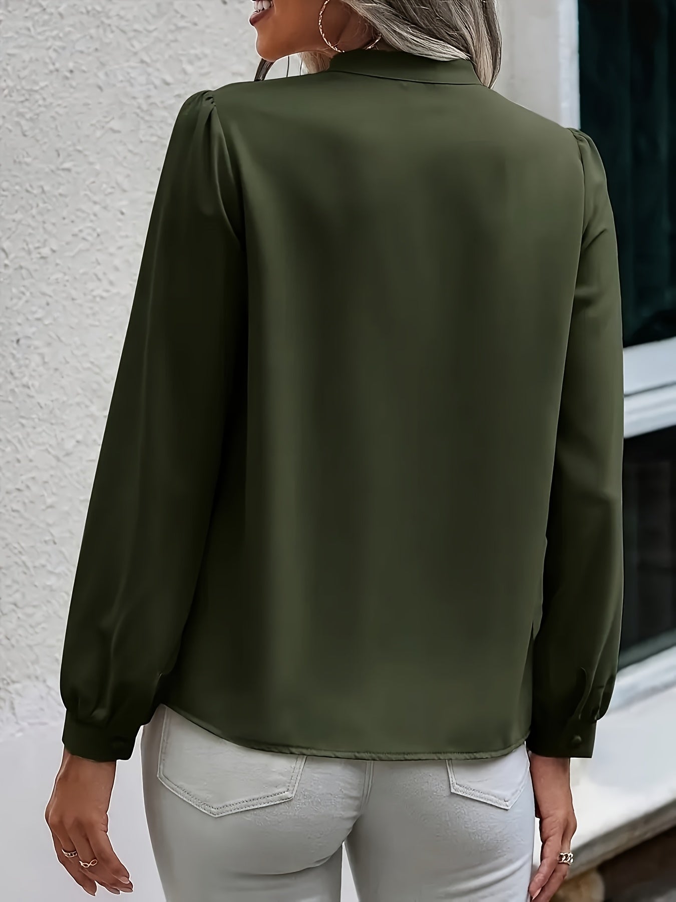 Blusa Con Corte Ajustado Y Detalles Integrados Para Mujer | Ideal Para Uso Diario Y Profesional