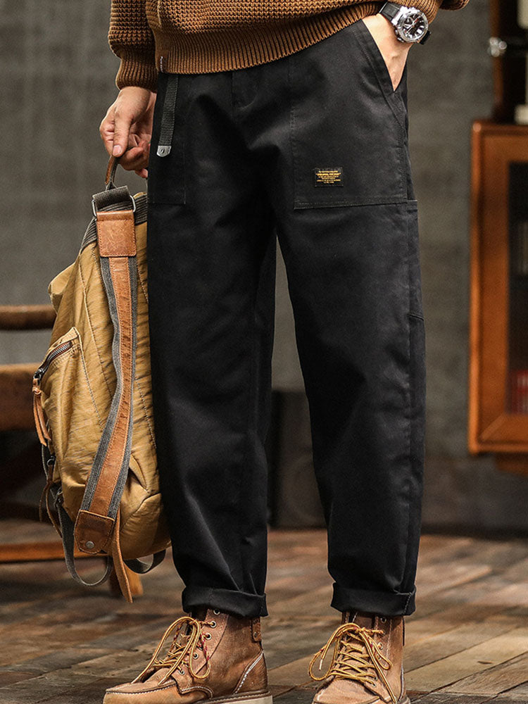 Pantalón Cargo con Cintura Ajustable para Hombre | Ideal para Uso Diario y Ocio