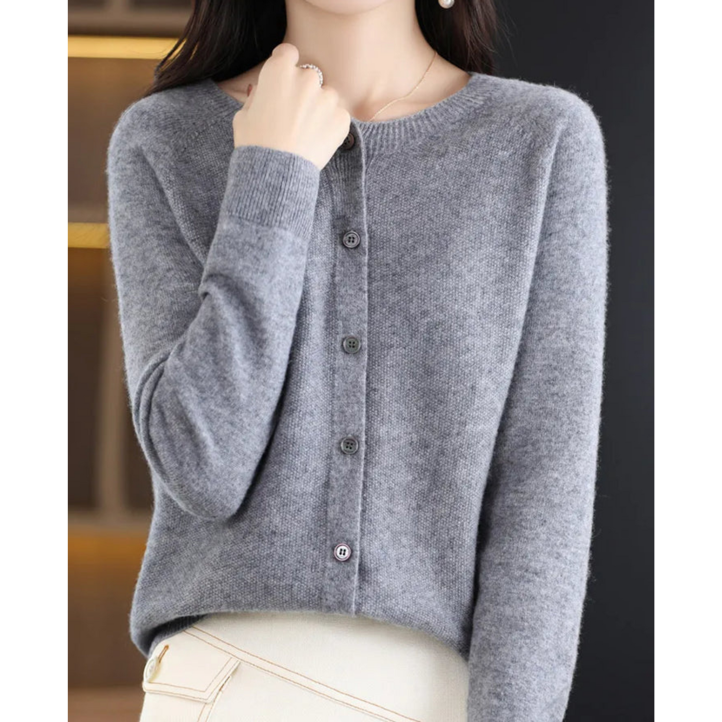Jersey Con Corte Clásico Y Mangas Largas Para Mujer | Ideal Para Uso Diario