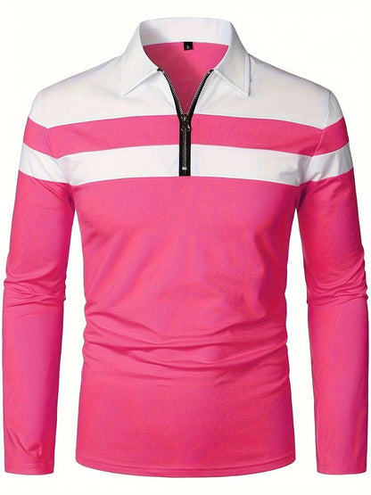 Polo de Hombre con Cremallera Frontal para Uso Diario | Ideal para Contextos Informales y Semi-Formales