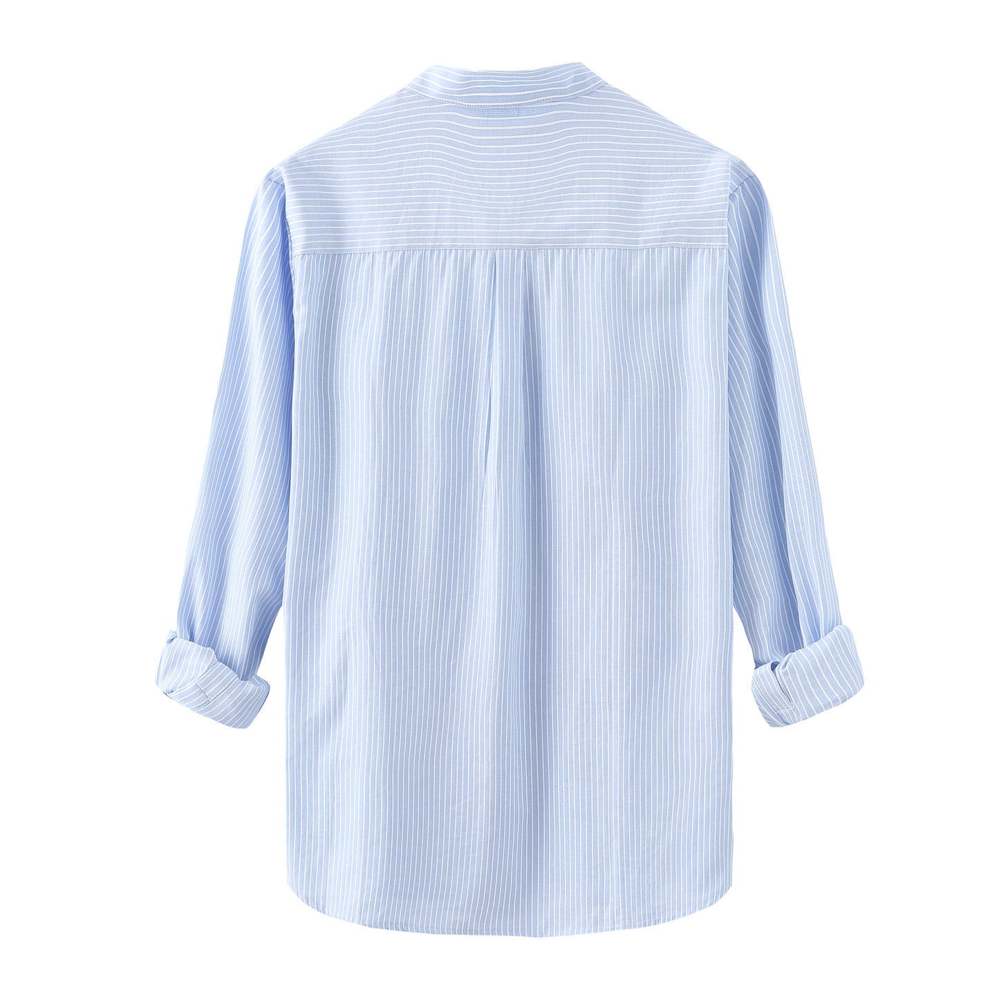 Camisa De Manga Larga Con Cuello Clásico Para Hombres | Ideal Para Uso Diario