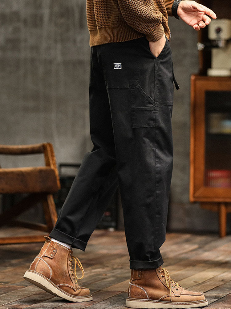 Pantalón Cargo con Cintura Ajustable para Hombre | Ideal para Uso Diario y Ocio