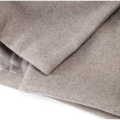 Abrigo De Invierno Con Corte Suelto Y Botones Dobles Para Mujer | Ideal Para Invierno