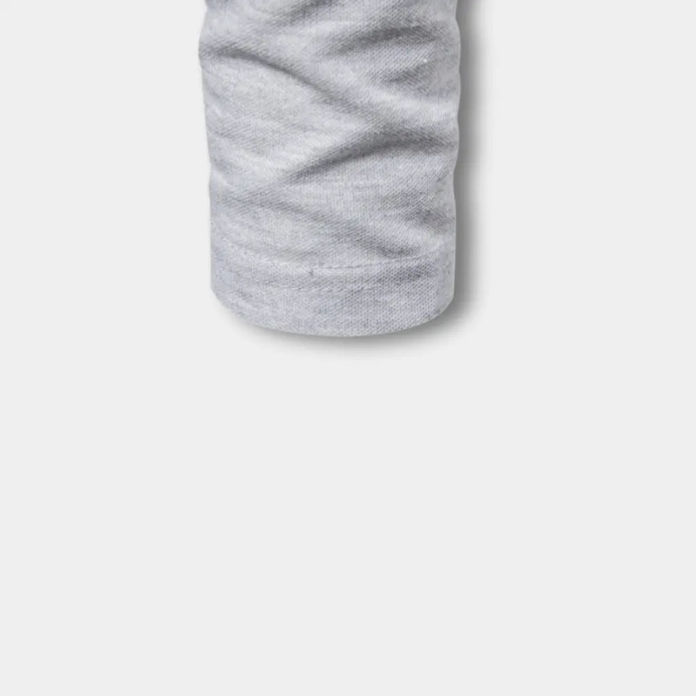 Polo De Manga Larga Con Cuello Abierto Y Cierre De Tres Botones Para Hombre | Ideal Para Uso Diario Y Actividades Informales