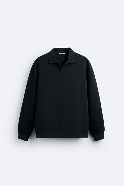 Polo de Hombre con Manga Larga para Uso Diario | Ideal para Entornos Informales