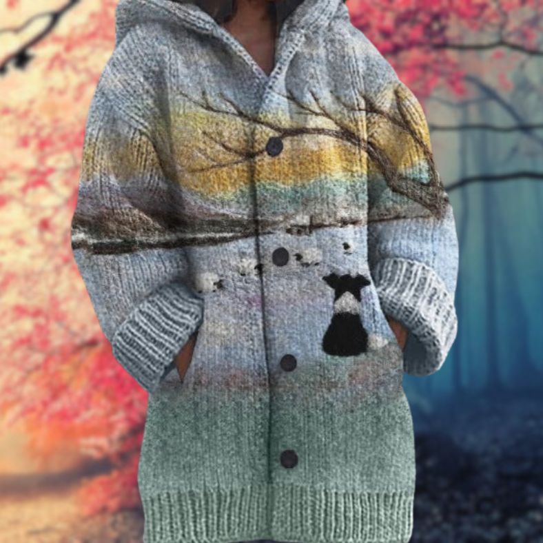 Pullover Con Capucha Y Cierre De Botones Para Mujer | Ideal Para Otoño E Invierno