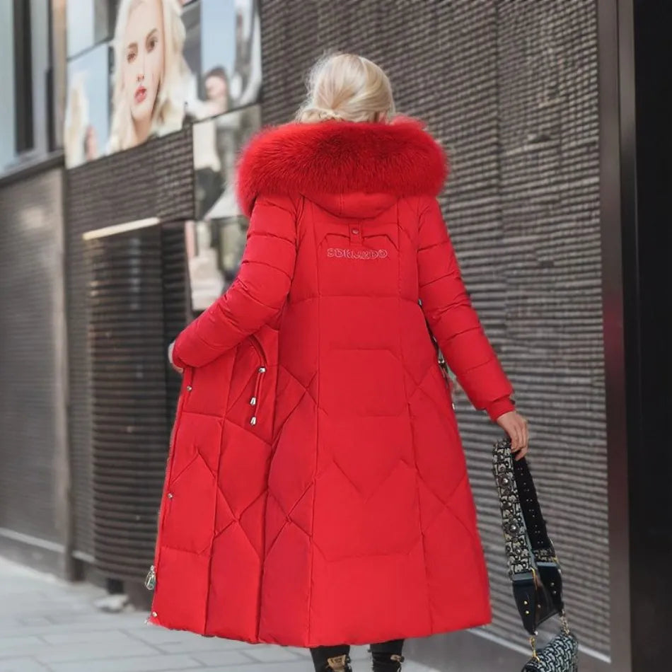 Abrigo Largo con Corte Ajustado para Mujer | Ideal para Temporada de Invierno