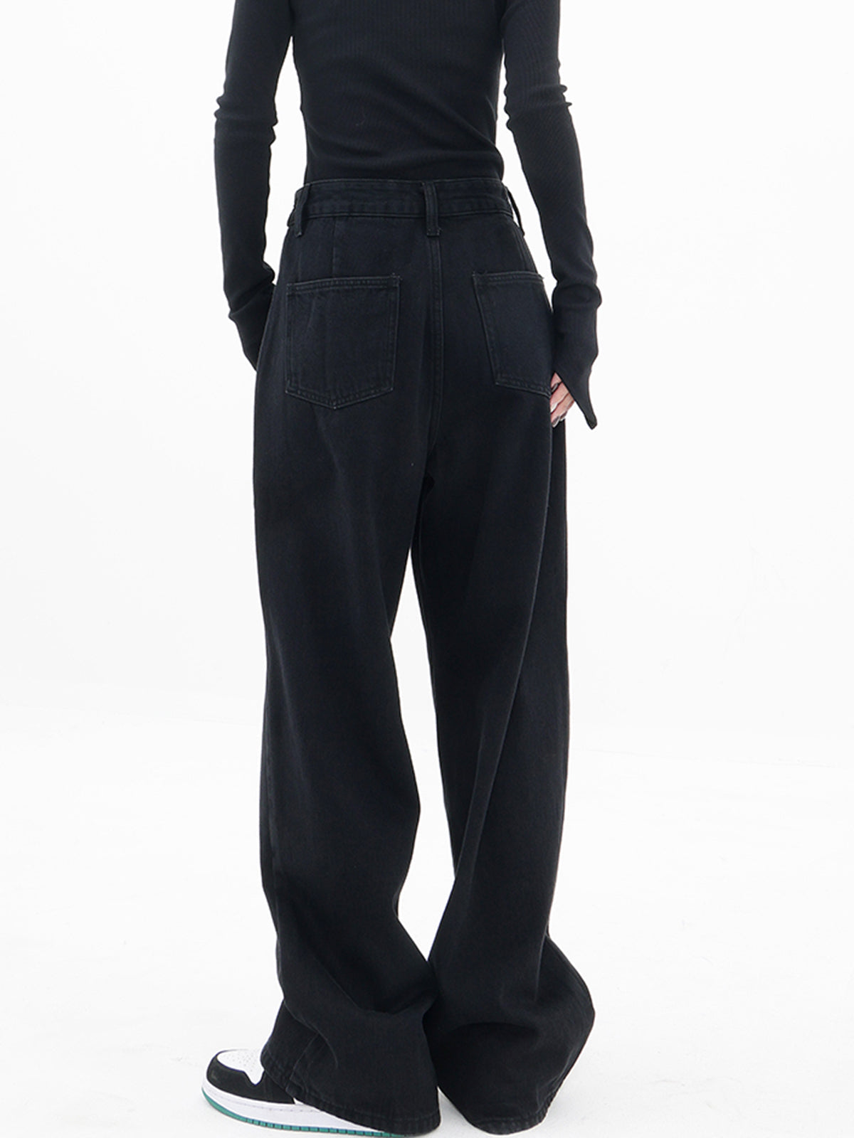 Pantalón Oversize con Piernas Anchas y Talle Alto para Mujer | Ideal para Uso Diario o Salidas Informales