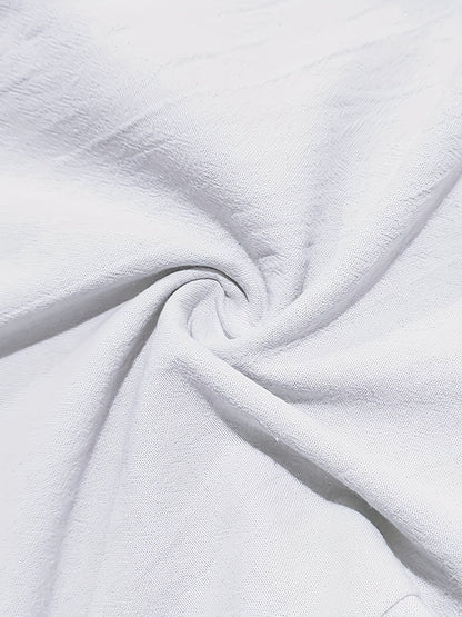 Pantalón de Pierna Ancha con Cintura Elástica y Cordón para Hombre | Ideal para Uso Diario