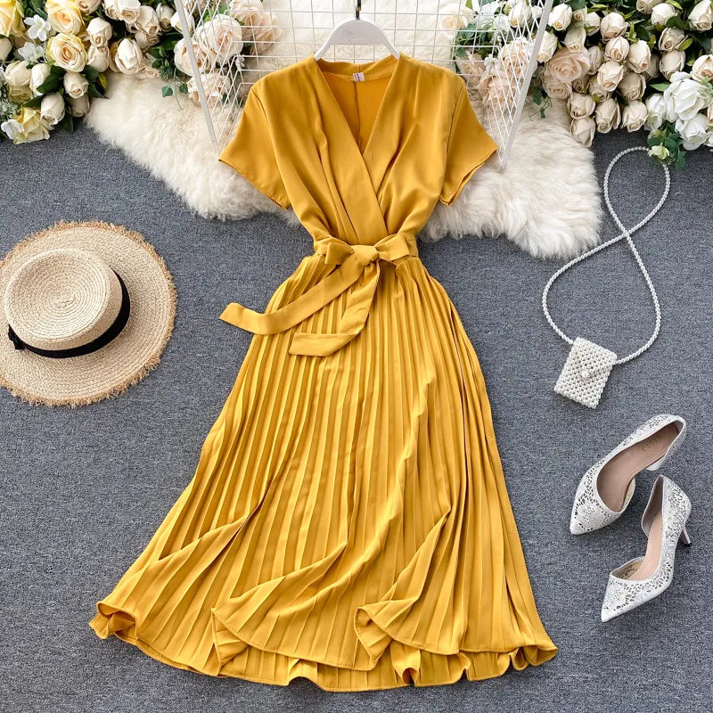 Vestido Con Múltiples Estampados Y Cortes Para Mujer | Ideal Para Uso Diario Y Eventos