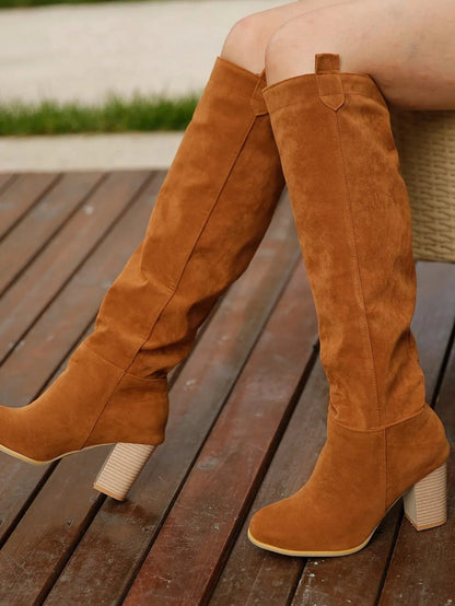 Botas De Caña Alta Con Diseño Funcional Para Mujer | Ideal Para Invierno