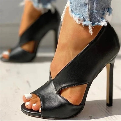 Sandalias de Tacón con Diseño Abierto para Mujer | Ideales para Uso Diario y Eventos