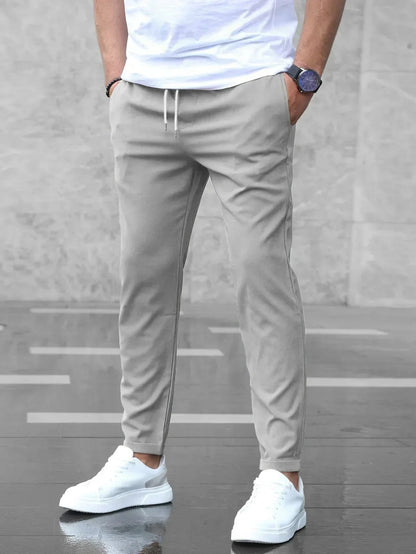Pantalón Chino Slim Kaki Para Hombres | Ideal Para Uso Diario Y Profesional