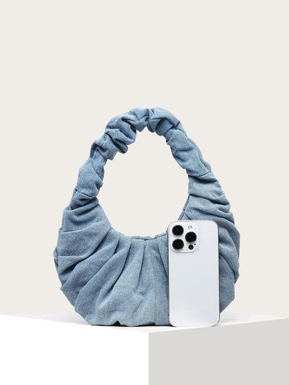 Bolso de Hombro Plegable con Formato Redondeado para Mujer | Ideal para Uso Diario y Excursiones