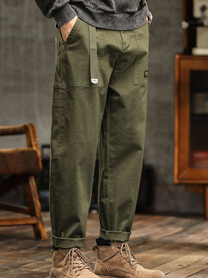 Pantalón Cargo con Cintura Ajustable para Hombre | Ideal para Uso Diario y Ocio