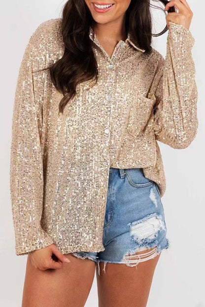 Blusa de Mujer con Cuello Polo, Mangas Largas y Cierre de Botones | Ideal para Uso Diario y Profesional
