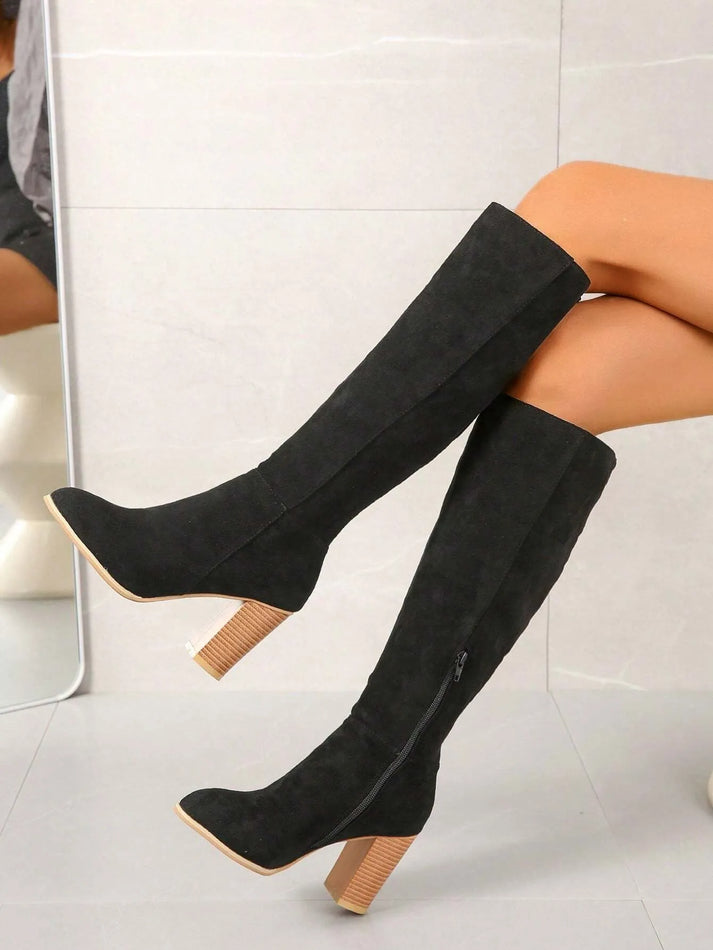 Botas De Caña Alta Con Diseño Funcional Para Mujer | Ideal Para Invierno