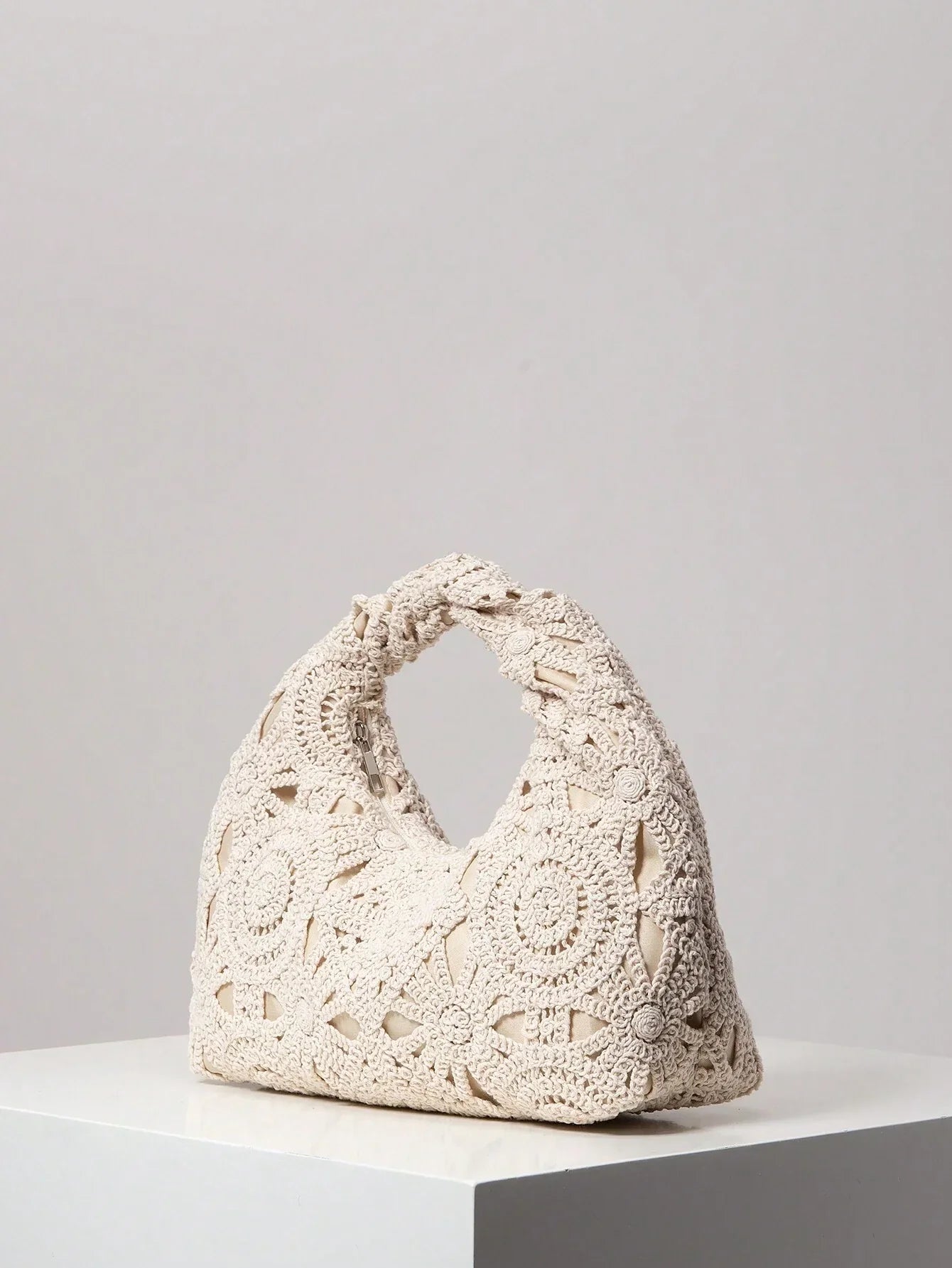 Bolso de Playa con Estructura Ajourada para Mujer | Ideal para Salidas de Verano y Actividades al Aire Libre