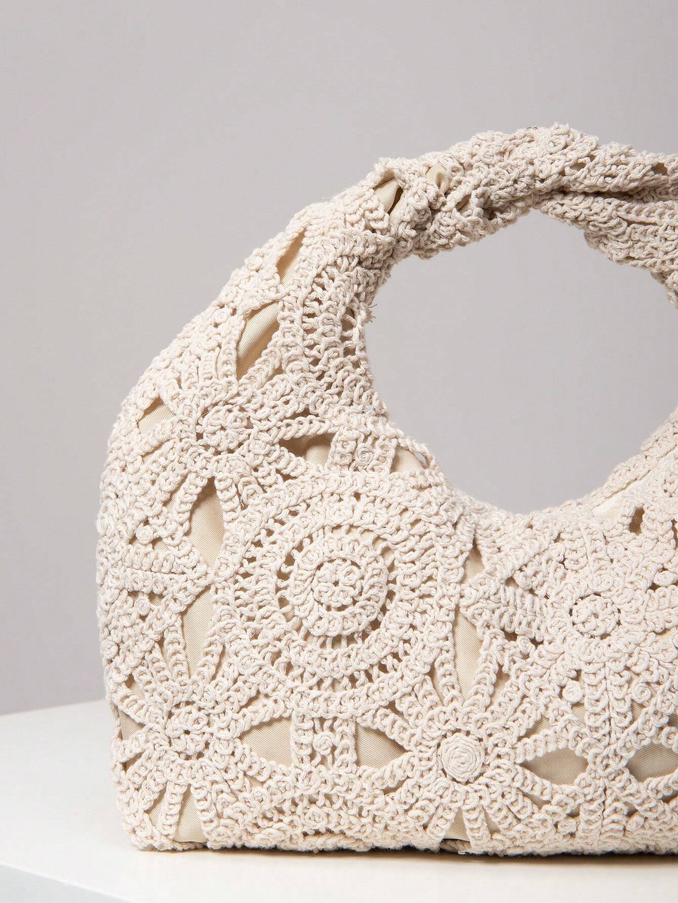 Bolso de Playa con Estructura Ajourada para Mujer | Ideal para Salidas de Verano y Actividades al Aire Libre