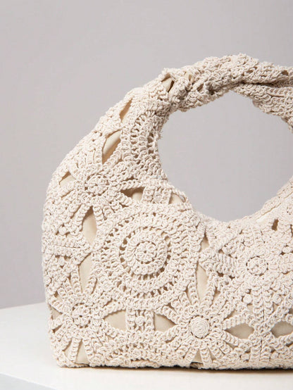 Bolso de Playa con Estructura Ajourada para Mujer | Ideal para Salidas de Verano y Actividades al Aire Libre