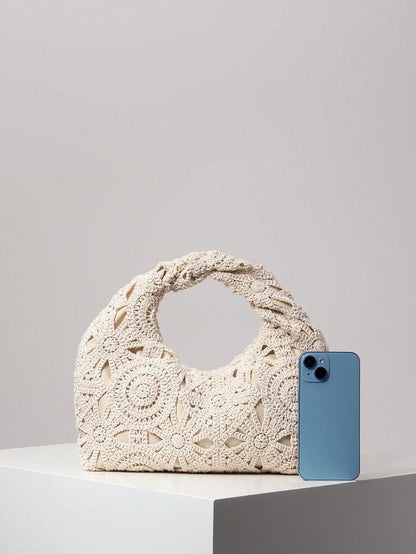 Bolso de Playa con Estructura Ajourada para Mujer | Ideal para Salidas de Verano y Actividades al Aire Libre