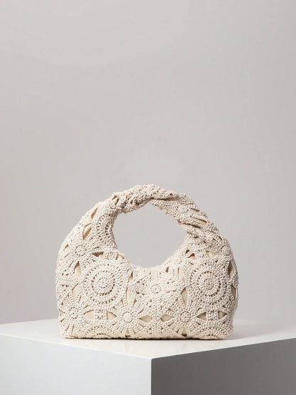 Bolso de Playa con Estructura Ajourada para Mujer | Ideal para Salidas de Verano y Actividades al Aire Libre