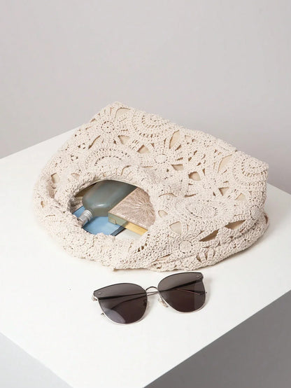 Bolso de Playa con Estructura Ajourada para Mujer | Ideal para Salidas de Verano y Actividades al Aire Libre