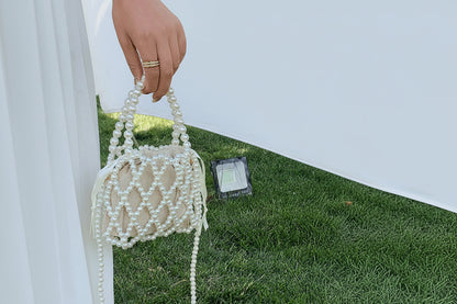 Bolso de Mano Tipo Cubo con Asa Fija para Mujer | Ideal para Eventos y Ceremonias