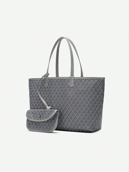 Bolso Cabas de Hombro con Gran Compartimento para Mujer | Ideal para Uso Diario