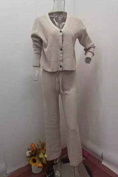 Conjunto de Dos Piezas con Detalles Funcionales para Mujer | Ideal para Uso Diario