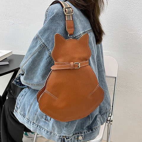 Bolso Bandolera Con Forma De Gato Para Mujer | Ideal Para Uso Diario