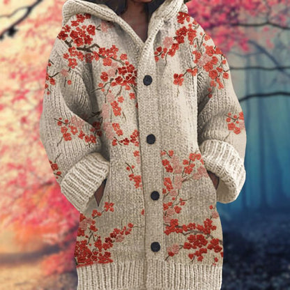 Pullover Con Capucha Y Cierre De Botones Para Mujer | Ideal Para Otoño E Invierno