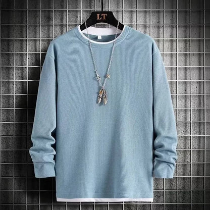 Sudadera de Manga Larga con Corte Amplio para Hombre | Ideal para Uso Diario