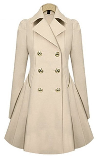 Trench con Corte Ajustado para Mujer | Ideal para Uso Diario y Entornos Urbanos