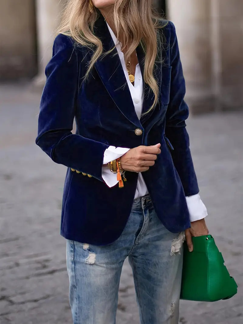 Blazer con Corte Ajustado para Mujer | Ideal para Uso Diario y Profesional