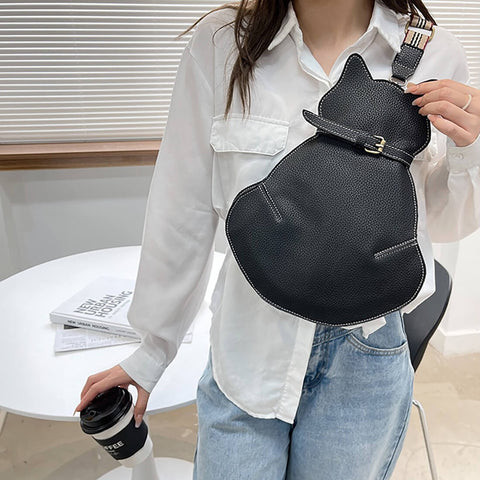 Bolso Bandolera Con Forma De Gato Para Mujer | Ideal Para Uso Diario