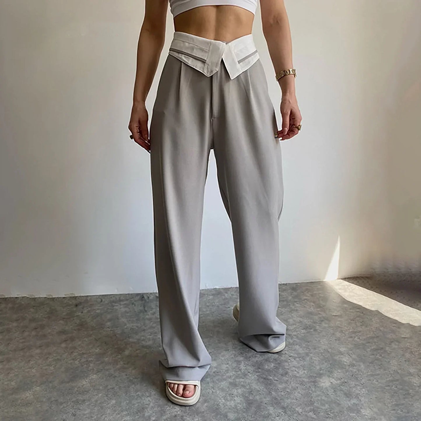 Pantalón Ancho con Cintura Elástica para Mujer | Ideal para Actividades Diarias y Hogar