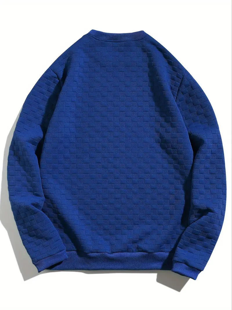 Sudadera Con Motivo Texturizado En Relieve Para Hombre | Ideal Para Uso Diario
