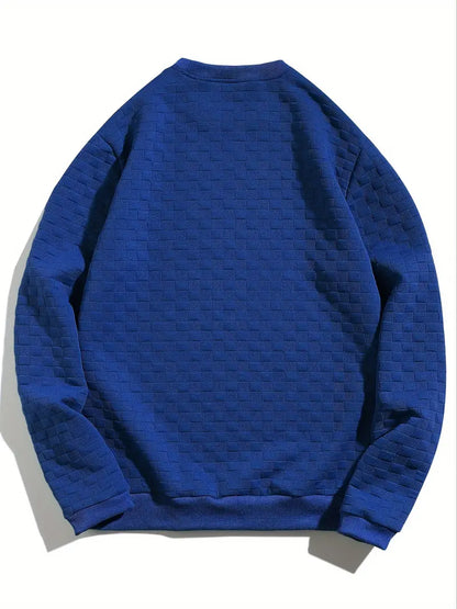 Sudadera Con Motivo Texturizado En Relieve Para Hombre | Ideal Para Uso Diario