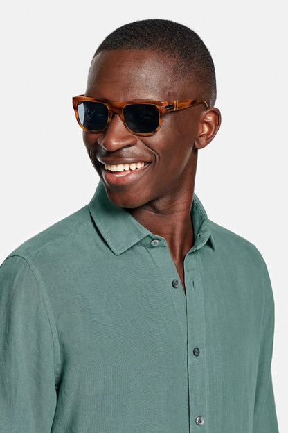 Camisa De Verano Con Cierre Abotonado Para Hombres | Ideal Para Uso Diario En Climas Cálidos