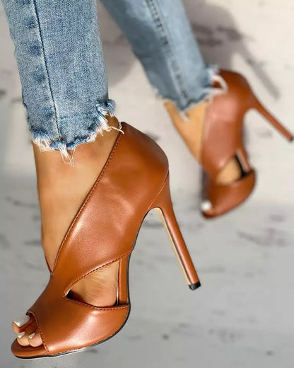 Sandalias de Tacón con Diseño Abierto para Mujer | Ideales para Uso Diario y Eventos