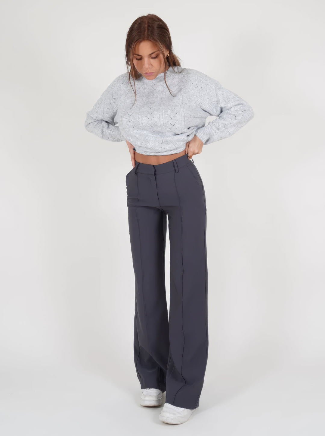 Pantalón De Corte Recto Para Mujer | Ideal Para Uso Diario