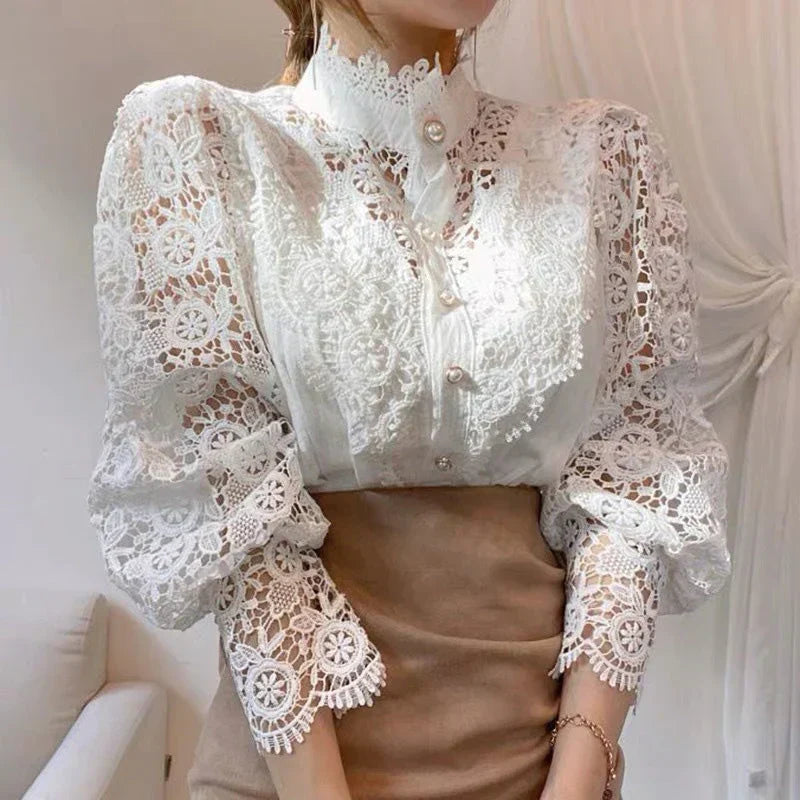Blusa Con Col Alto Y Corte Recto Para Mujer | Ideal Para Uso Diario Y Profesional
